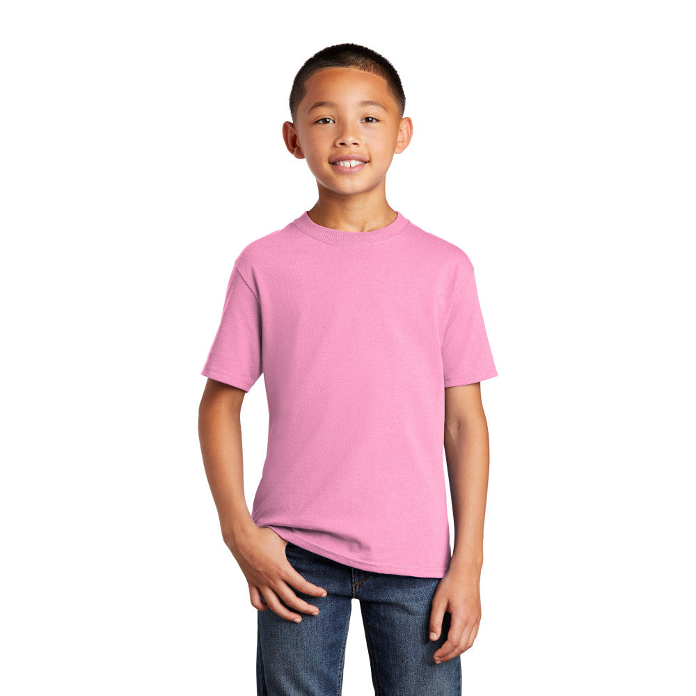 Port & Company Youth Core Cotton Tee Decorated