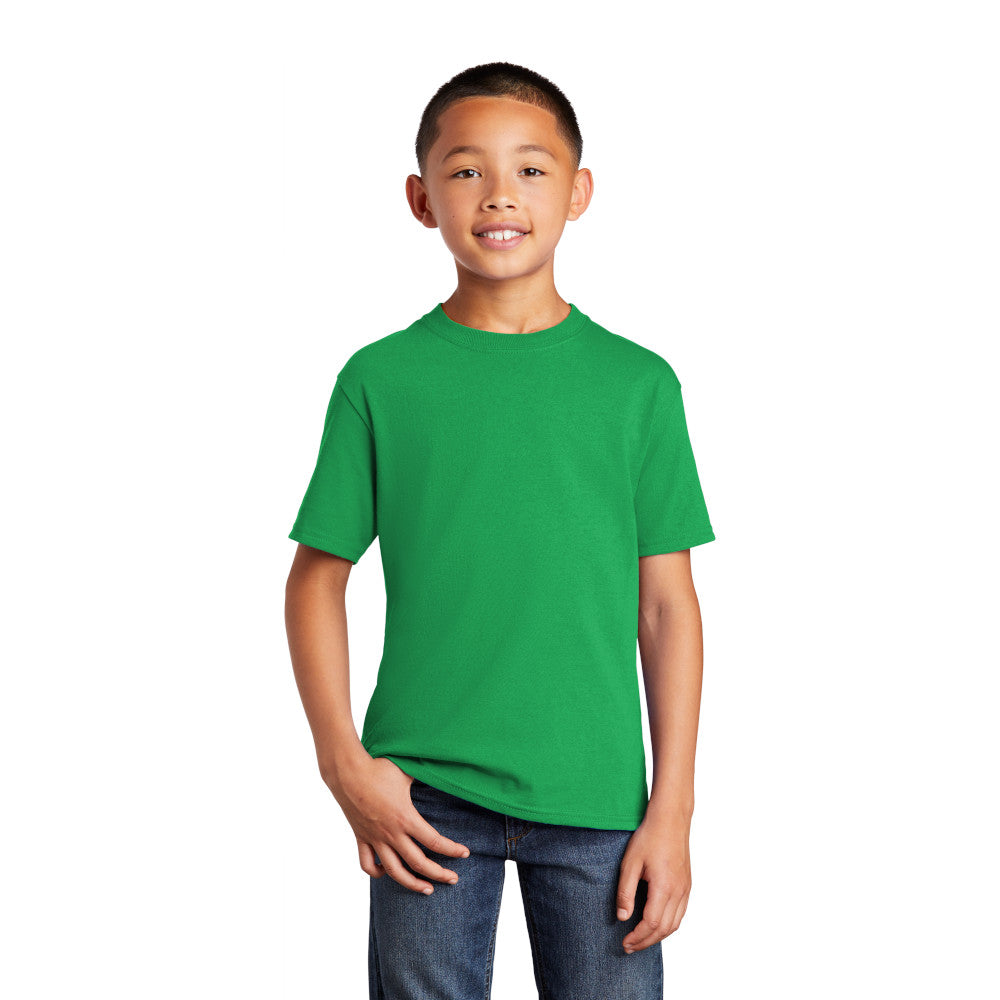 Port & Company Youth Core Cotton Tee Decorated