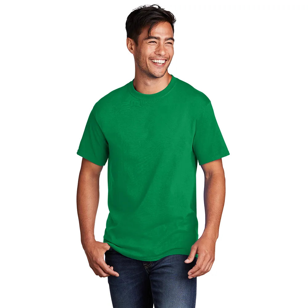 Port & Company Core Cotton Tee Decorated - Athletic Kelly Green