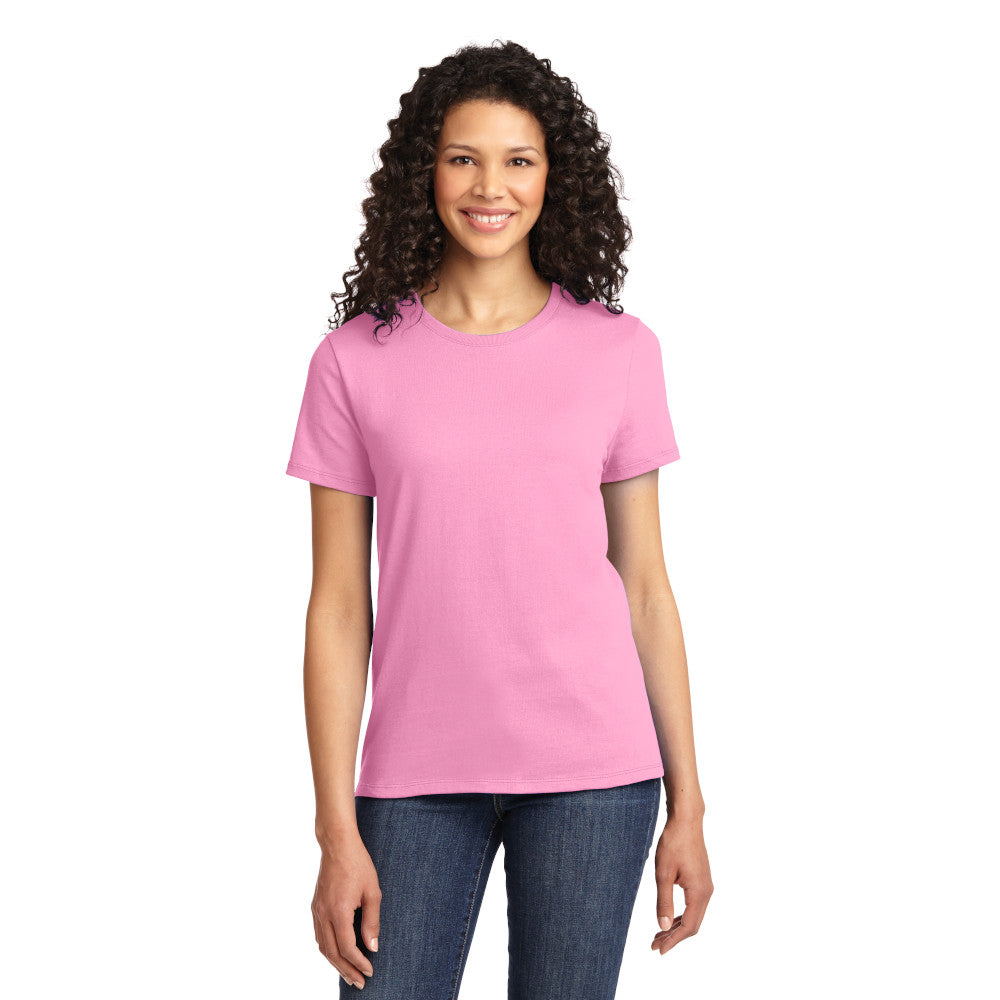Port & Company Women's Essential Tee Decorated - Charcoal Grey