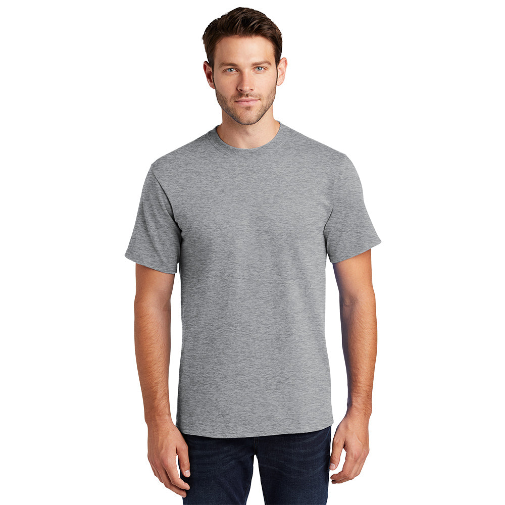 Port & Company Essential Tee Decorated - Athletic Maroon Red