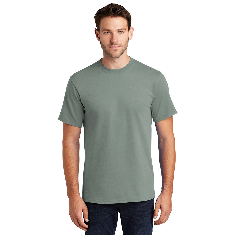 Port & Company Essential Tee Decorated - Stonewashed Blue