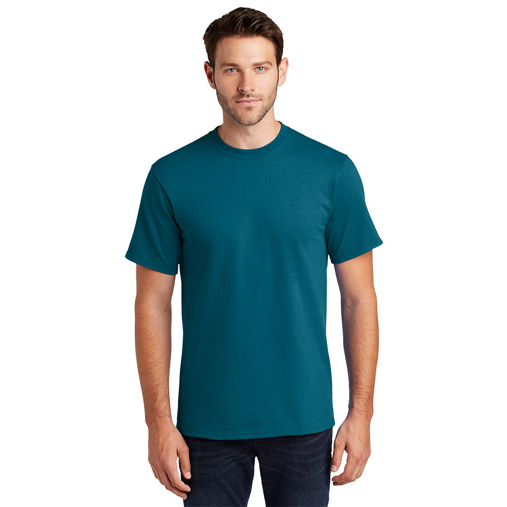 Port & Company Essential Tee Decorated - Stonewashed Green