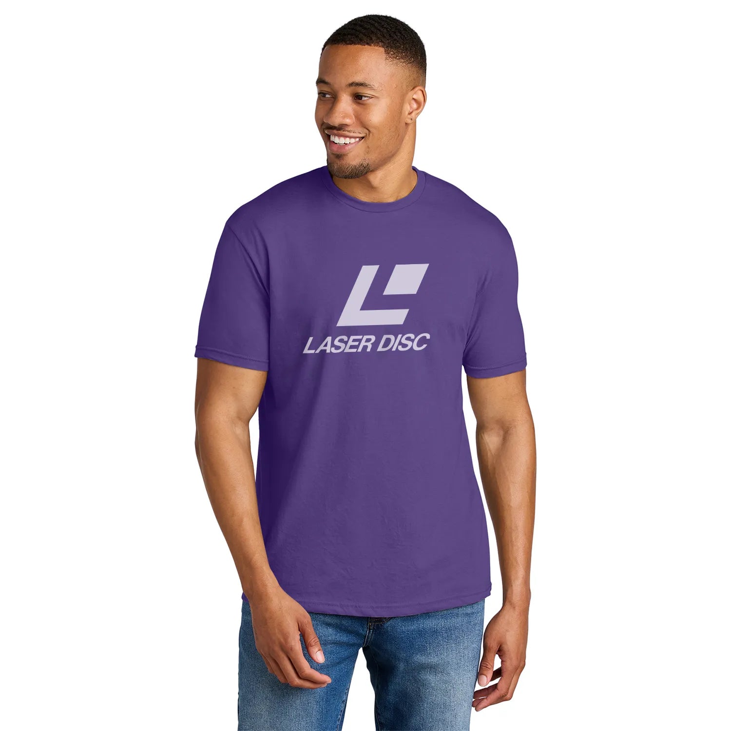 Gildan Softstyle CVC Tee Decorated - Amethyst Purple