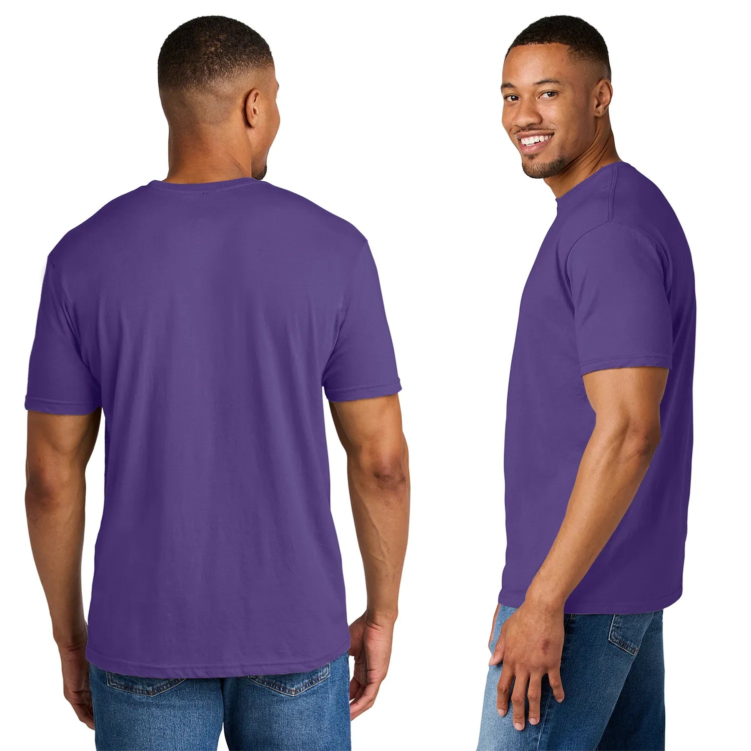 Gildan Softstyle CVC Tee Decorated - Caribbean Blue Mist