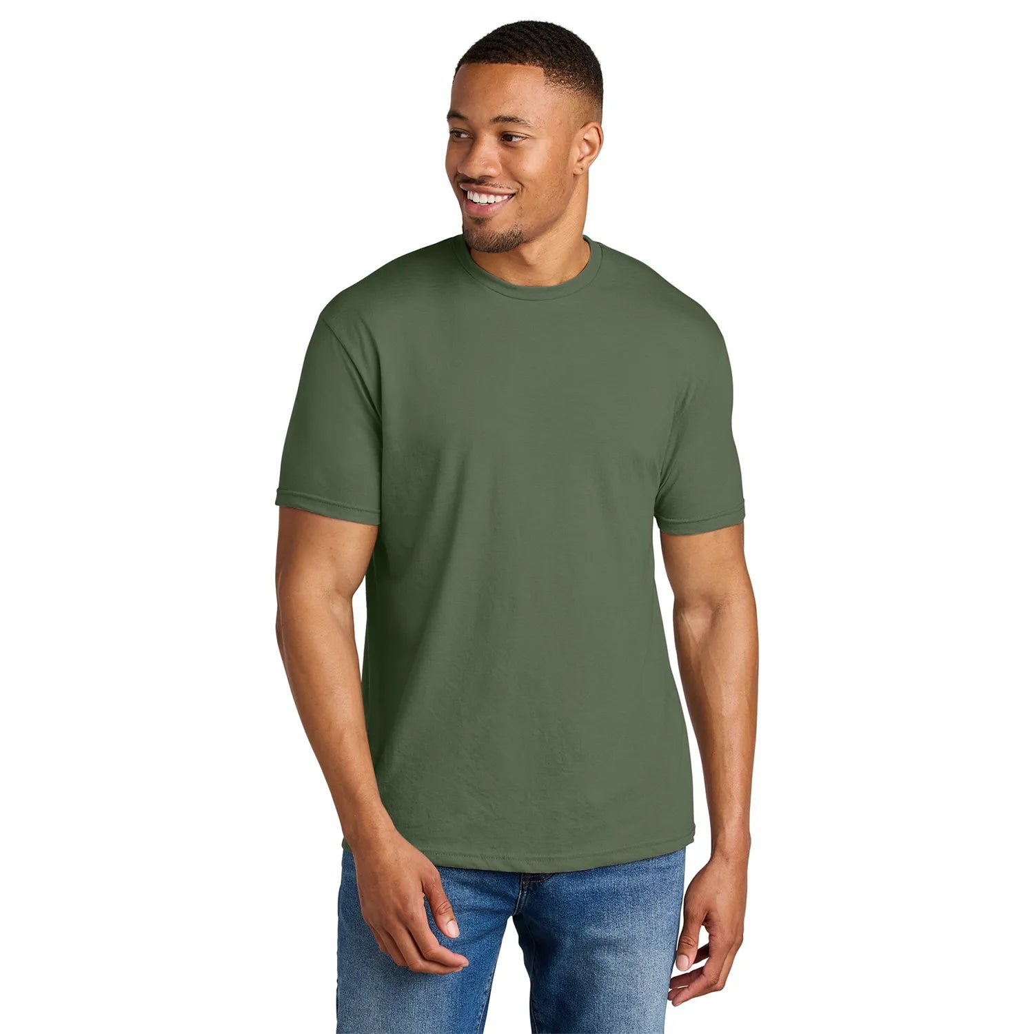 Gildan Softstyle CVC Tee Decorated - Cactus Green
