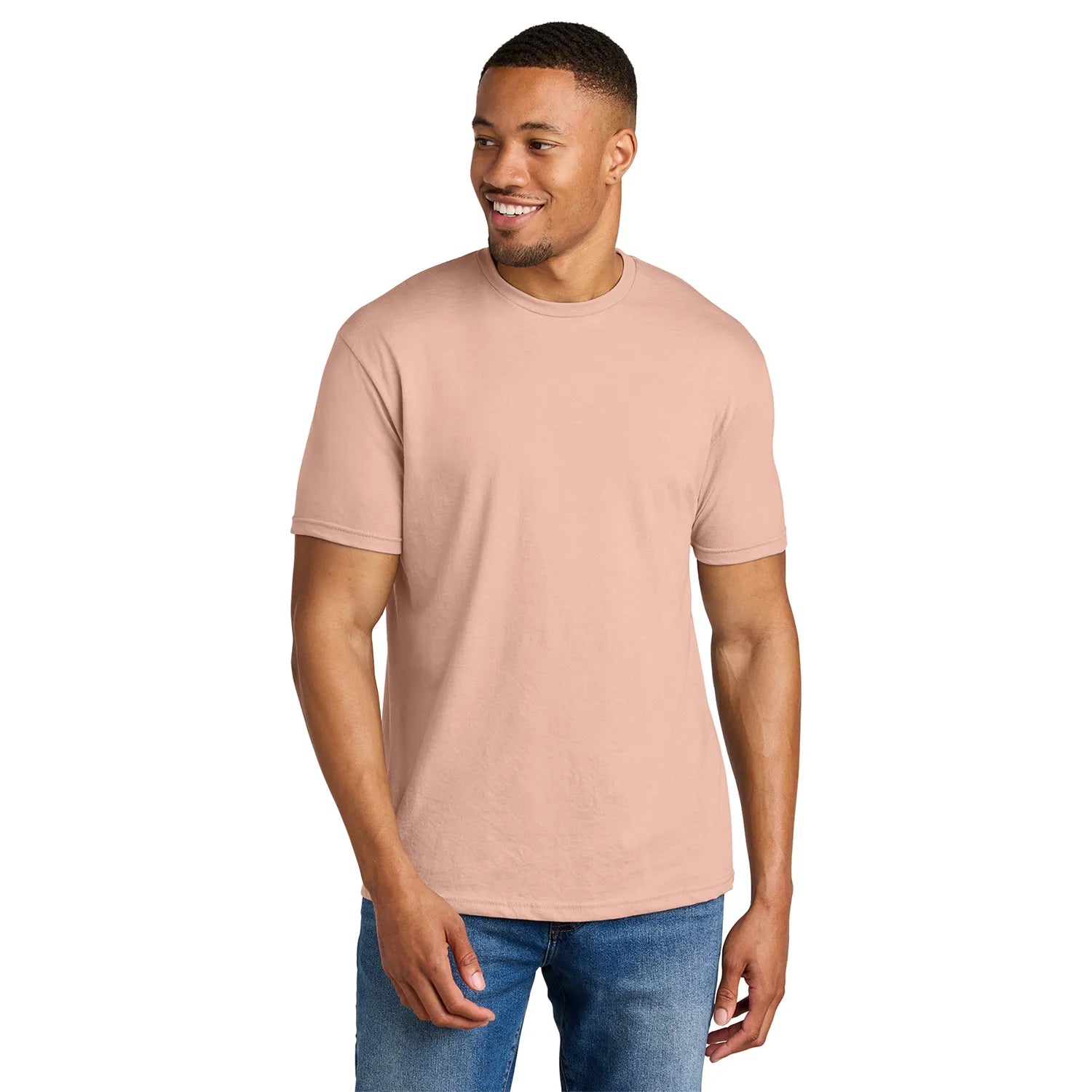 Gildan Softstyle CVC Tee Decorated - Dusty Rose