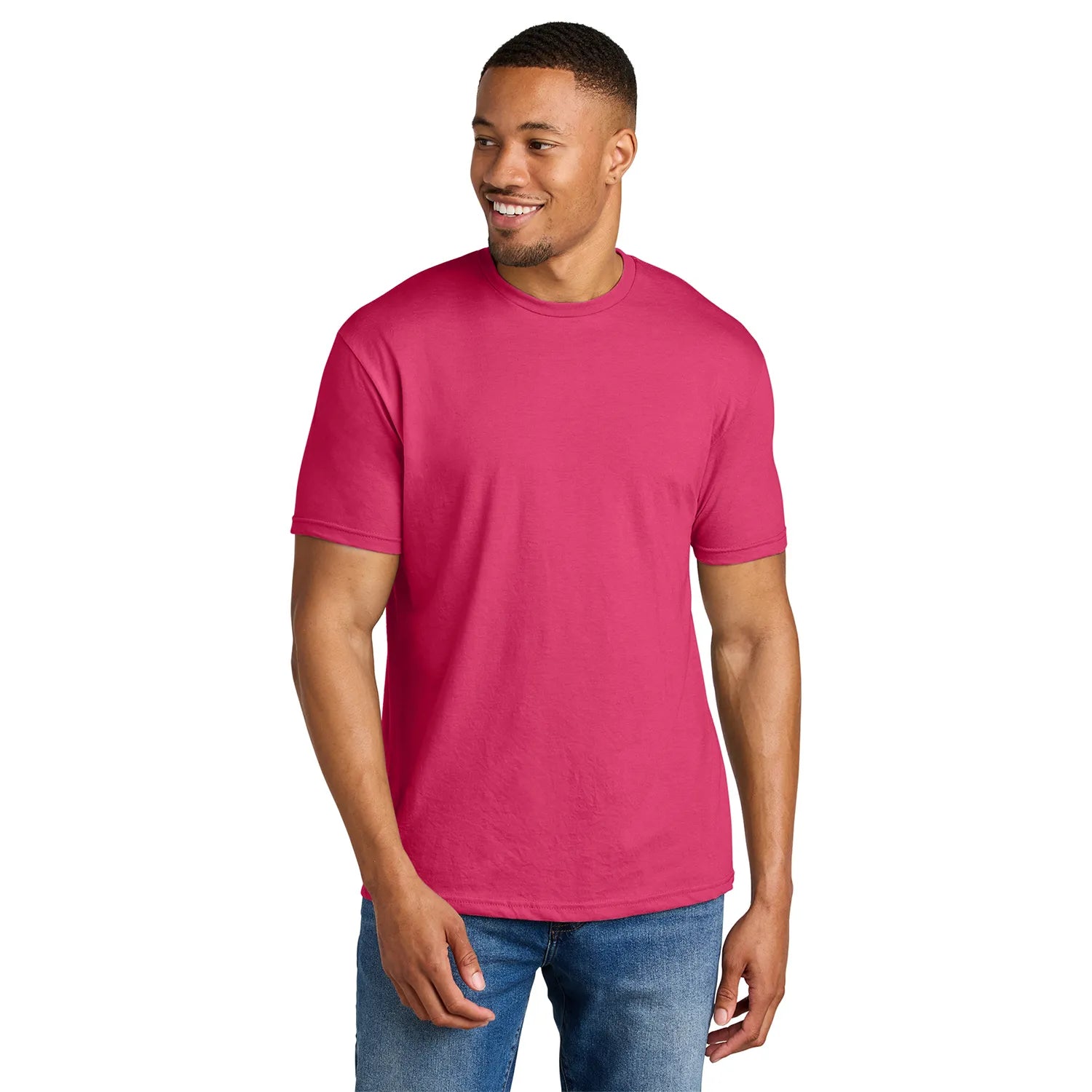 Gildan Softstyle CVC Tee Decorated - Pink Lemonade Mist