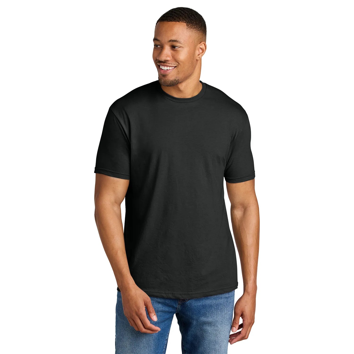 Gildan Softstyle CVC Tee Decorated - Pitch Black Mist