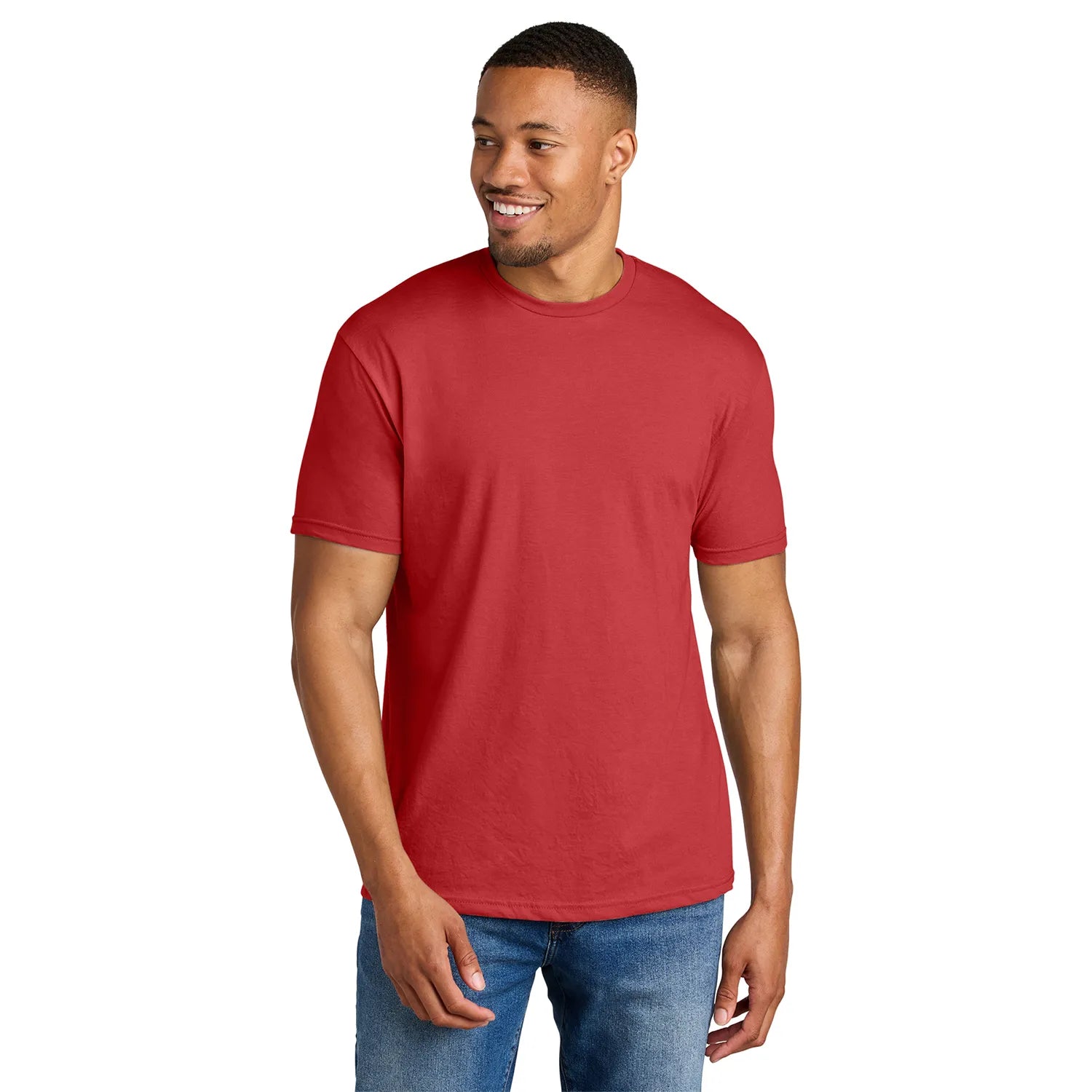 Gildan Softstyle CVC Tee Decorated - Red Mist