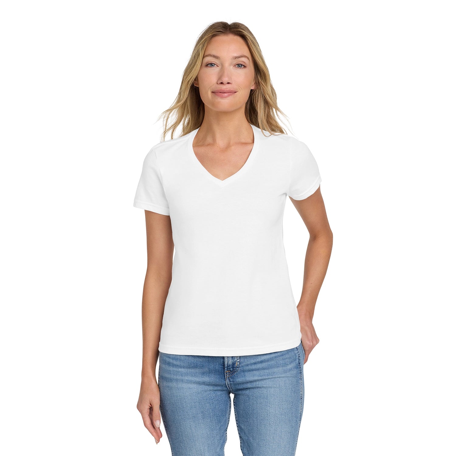 Gildan Decorated Softstyle Women's Fit VNeck TShirt