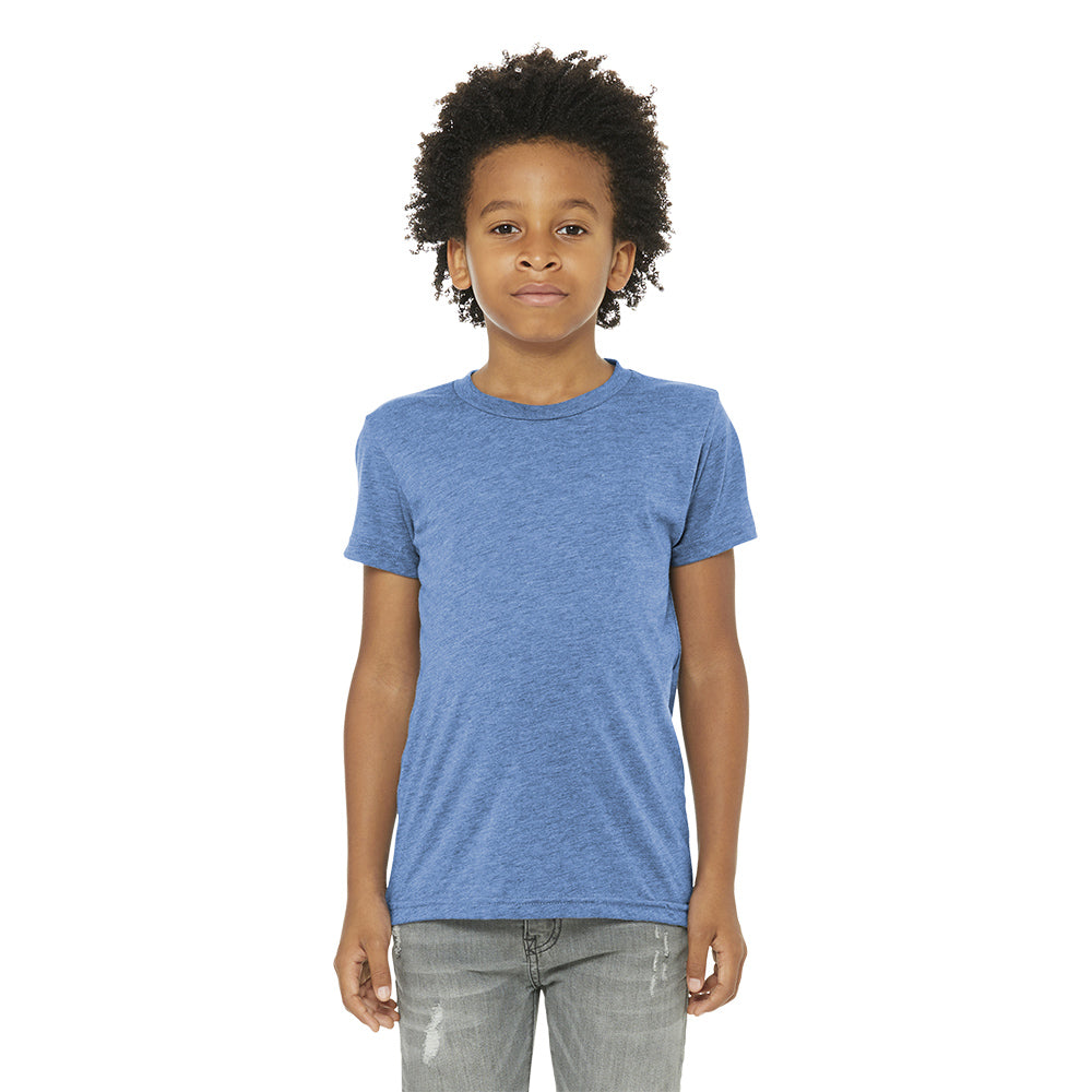 BELLA+CANVAS Youth Triblend Short Sleeve Tee Decorated