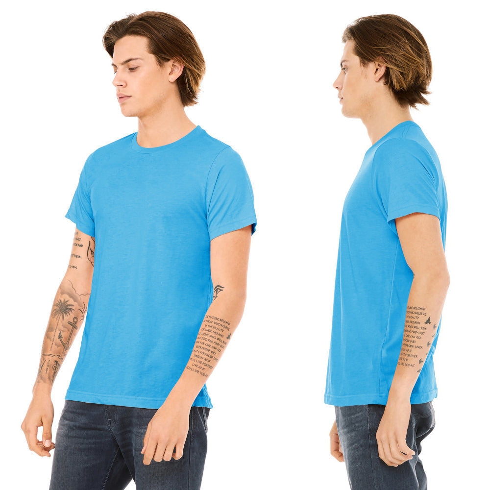 BELLA+CANVAS Unisex Triblend Short Sleeve Tee Decorated - Athletic Grey Triblend