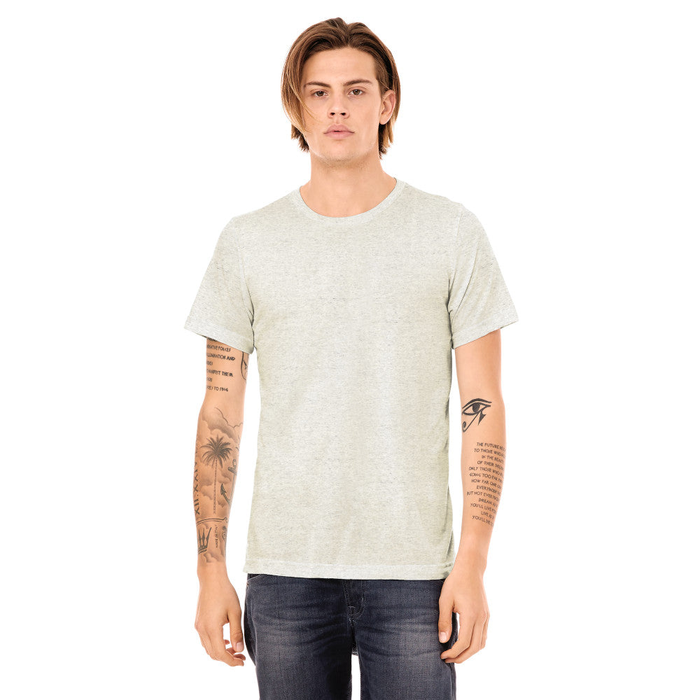 BELLA+CANVAS Unisex Triblend Short Sleeve Tee Decorated - Olive Green Triblend