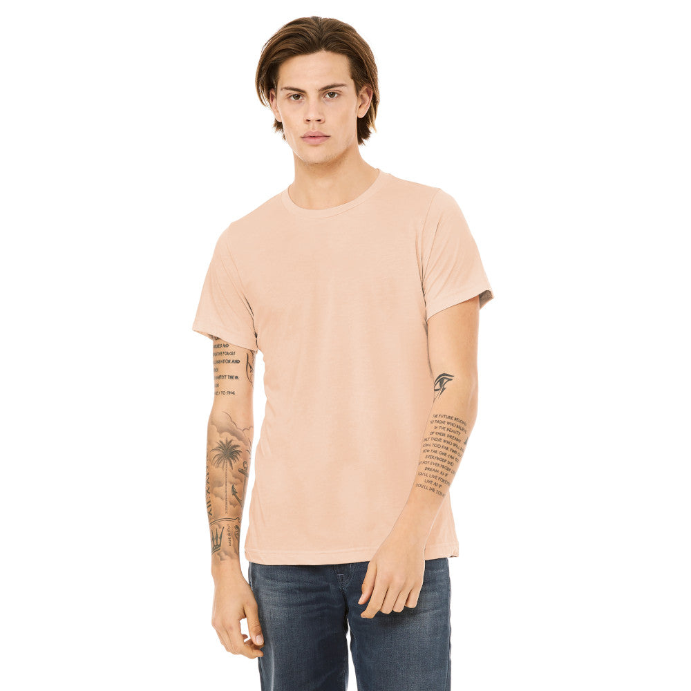 BELLA+CANVAS Unisex Triblend Short Sleeve Tee Decorated - Purple Triblend