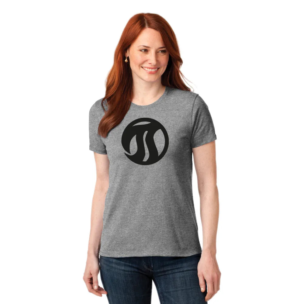 Port & Company Women's Core Blend Tee Decorated - Athletic Grey Heather