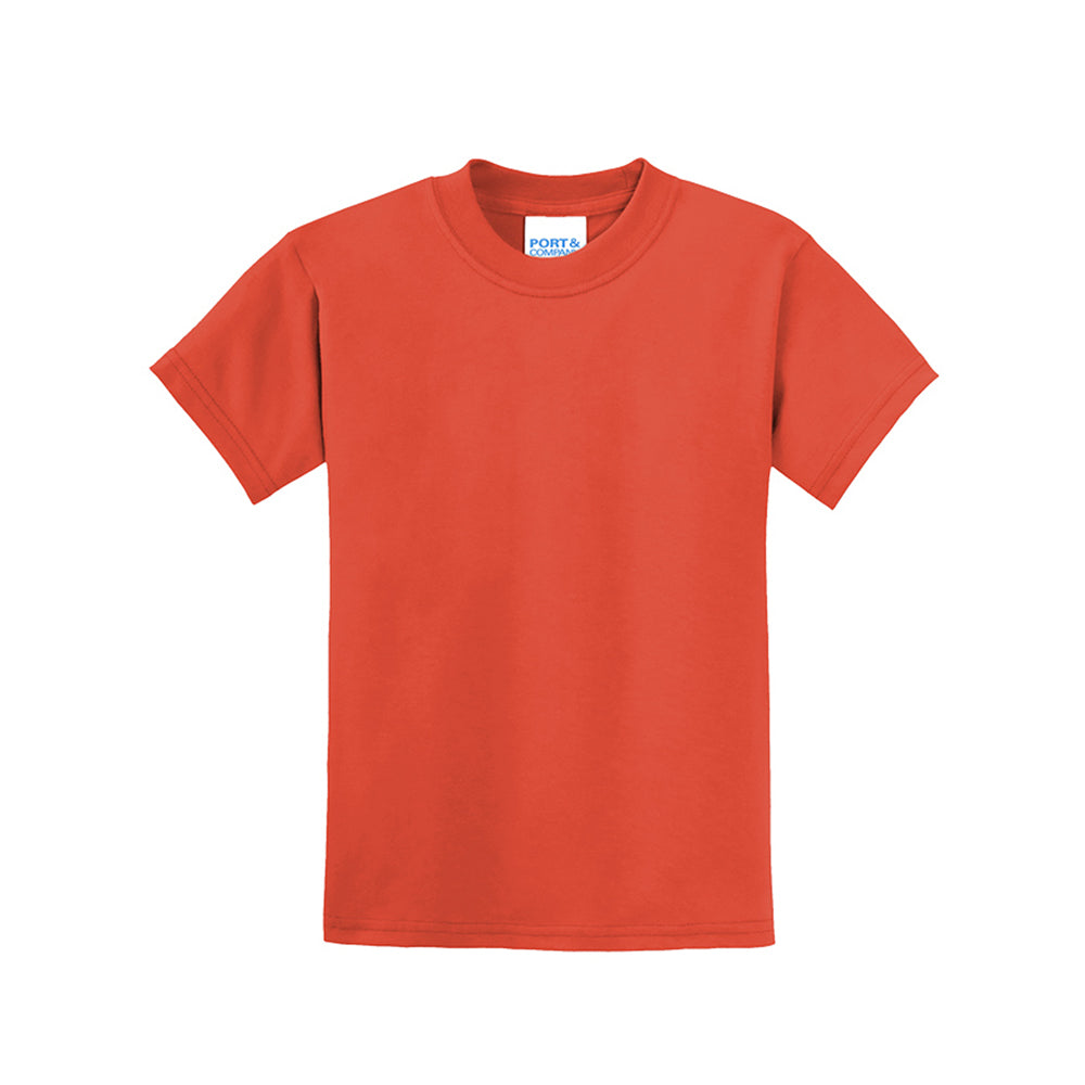 Port & Company Youth Core Blend Tee Decorated