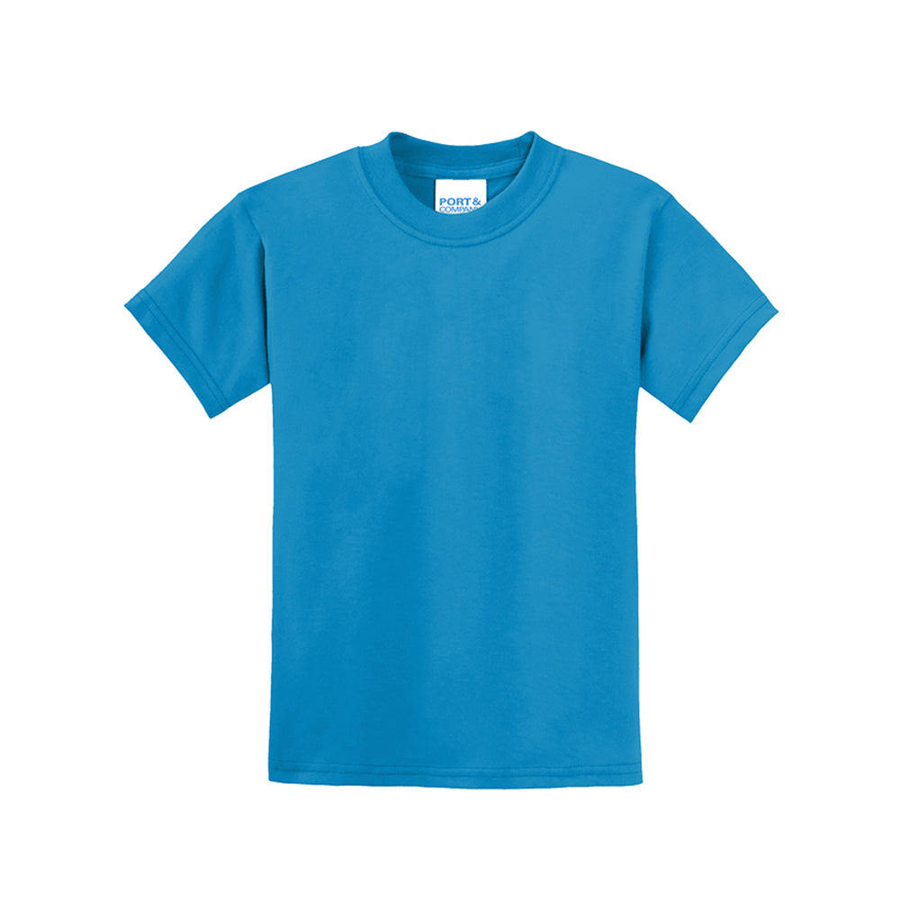 Port & Company Youth Core Blend Tee Decorated