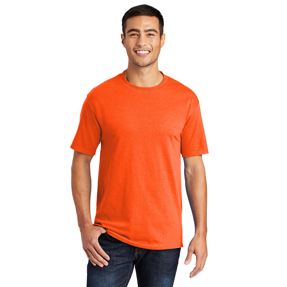 Port & Company Core Blend Tee Decorated - Safety Orange