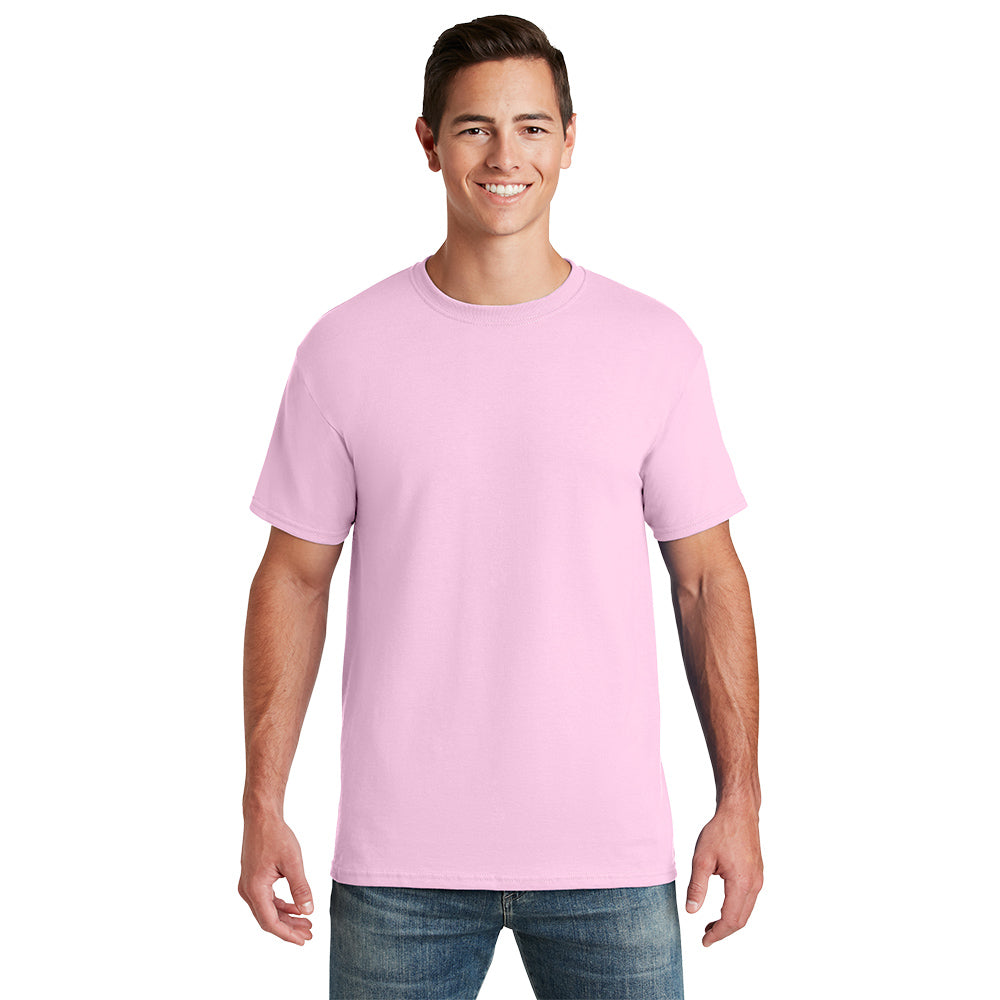 Jerzees - Dri-Power 50/50 Cotton/Poly T-Shirt Decorated - Classic Pink