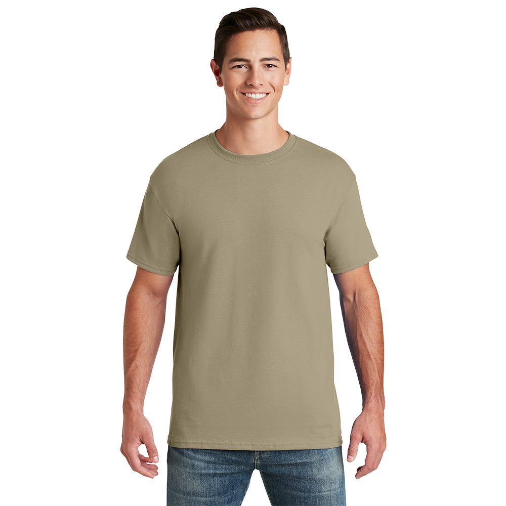 Jerzees - Dri-Power 50/50 Cotton/Poly T-Shirt Decorated - Khaki Brown