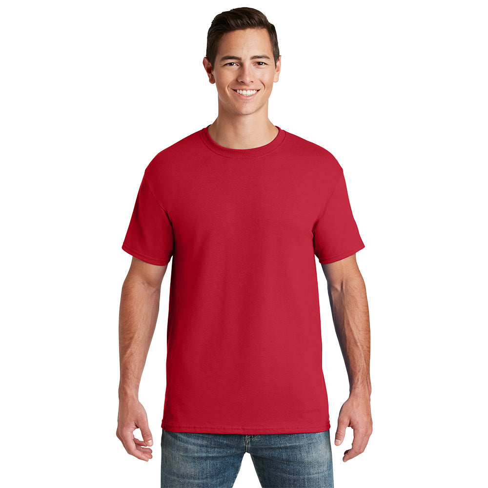 Jerzees - Dri-Power 50/50 Cotton/Poly T-Shirt Decorated - True Red