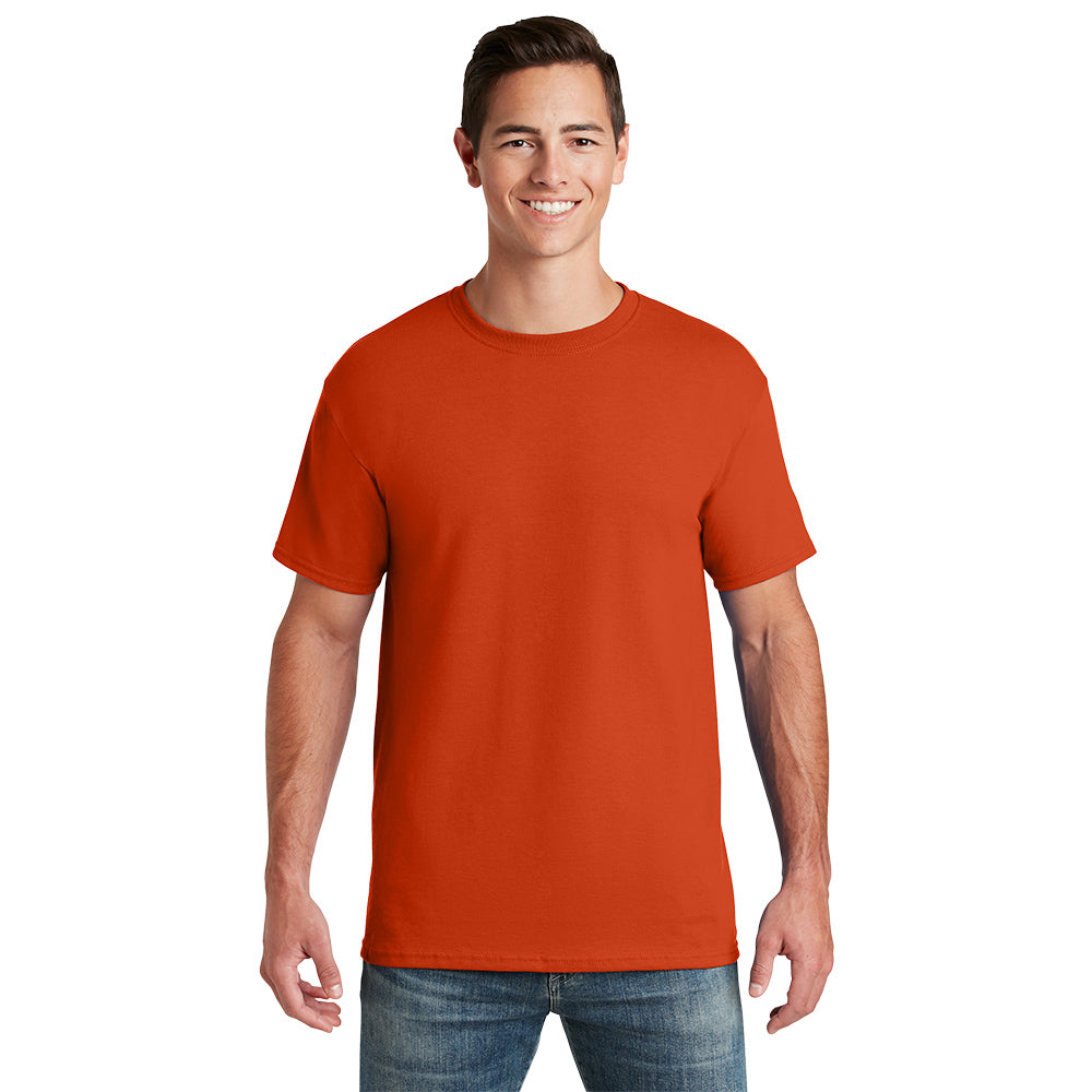 Jerzees - Dri-Power 50/50 Cotton/Poly T-Shirt Decorated - Burnt Orange