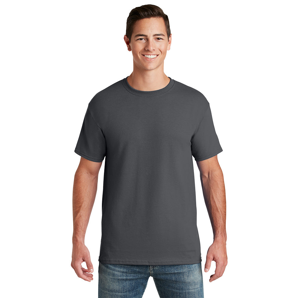 Jerzees - Dri-Power 50/50 Cotton/Poly T-Shirt Decorated - Charcoal Grey