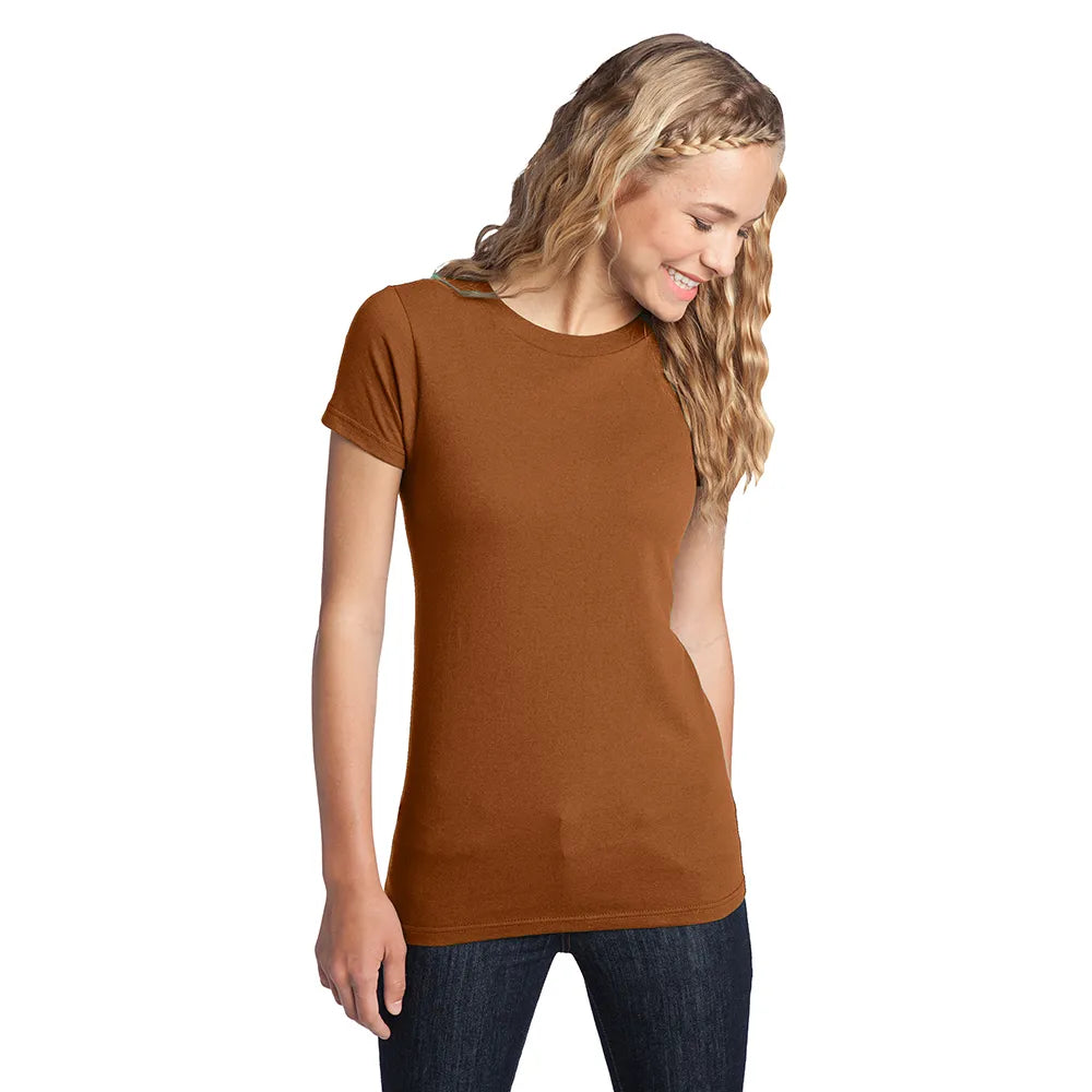 District Women’s Fitted The Concert Tee Decorated - Burnt Orange