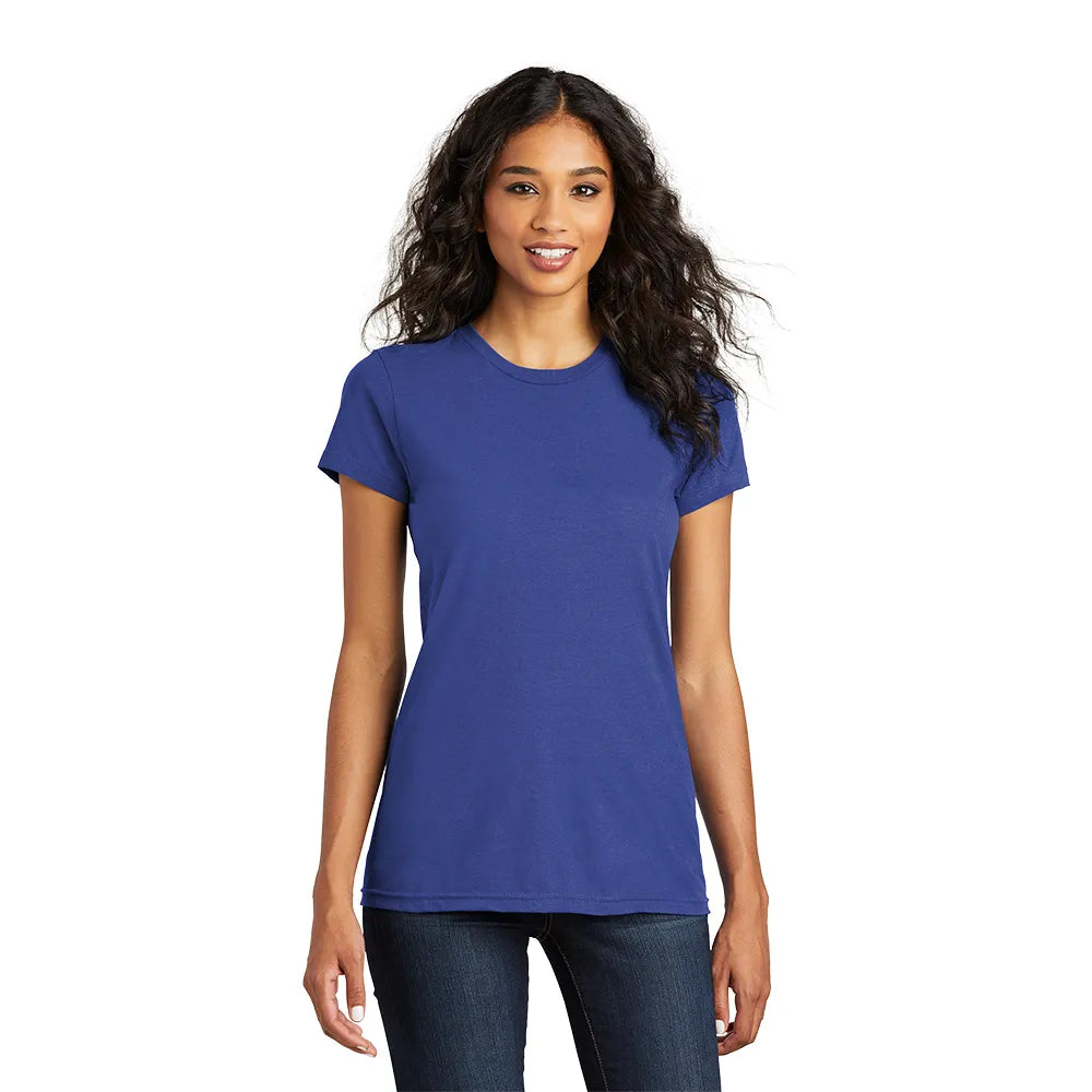 District Women’s Fitted The Concert Tee Decorated - Deep Royal Blue
