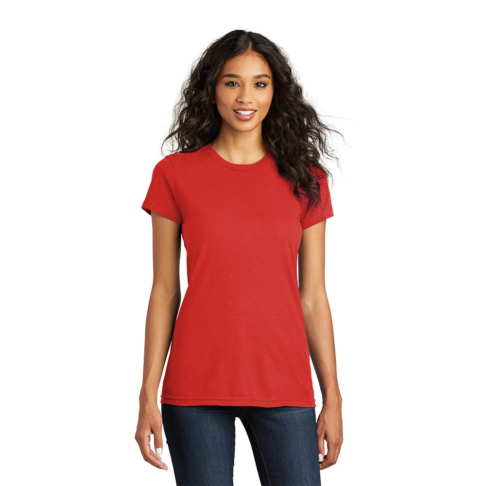 District Women’s Fitted The Concert Tee Decorated - New Red