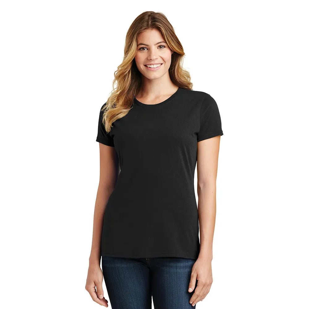 Port & Company Women's Fan Favorite Tee Decorated - Jet Black