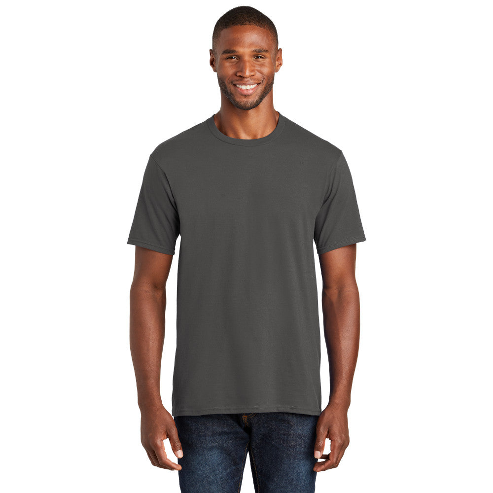 Port & Company Fan Favorite Tee Decorated - Coral Orange