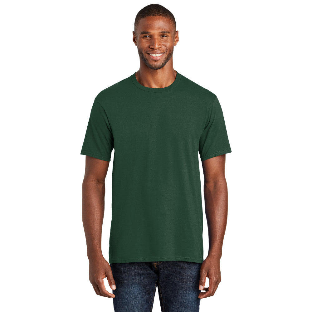 Port & Company Fan Favorite Tee Decorated - Garnet Red