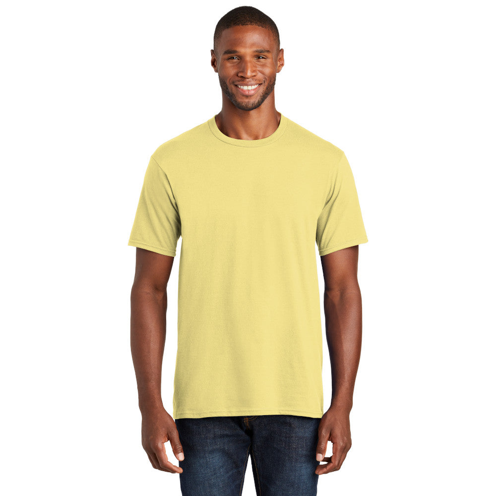 Port & Company Fan Favorite Tee Decorated - True Celadon Blue