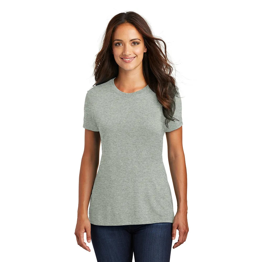 District Women’s Perfect Tri Tee Decorated - Heathered Grey