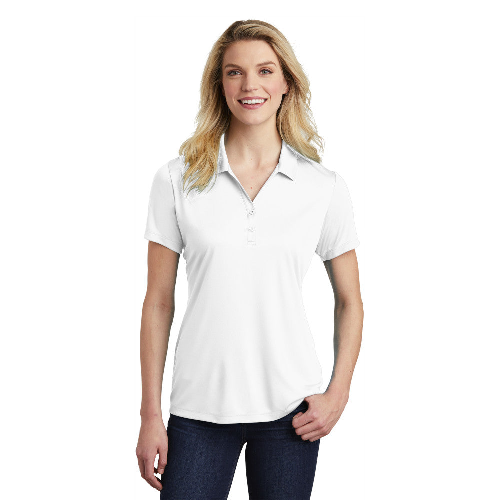 Sport-Tek Sport-Tek Women's PosiCharge Competitor Embroidered Polo – Silver
