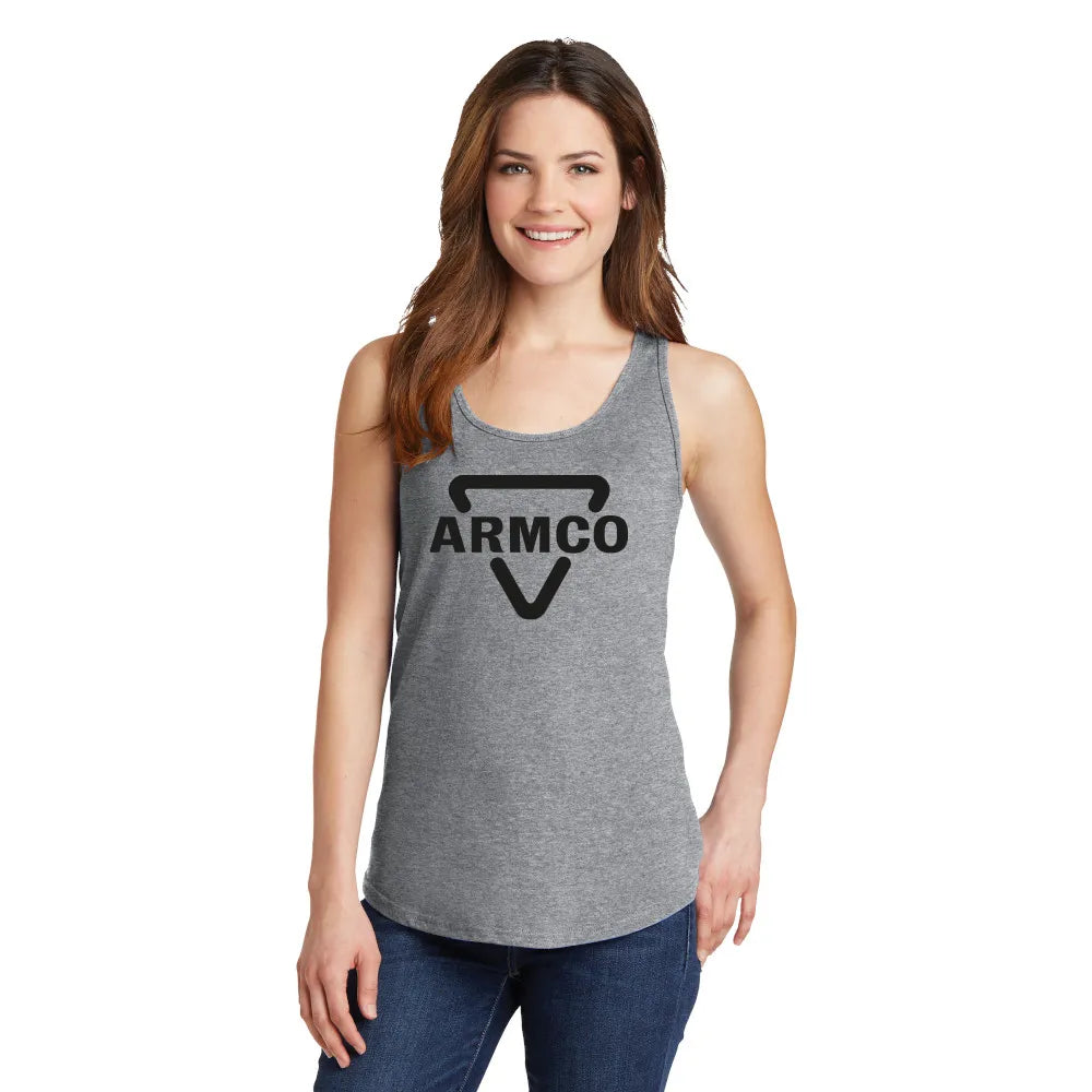 Port & Company Women's Core Cotton Tank Top Decorated - Athletic Grey Heather