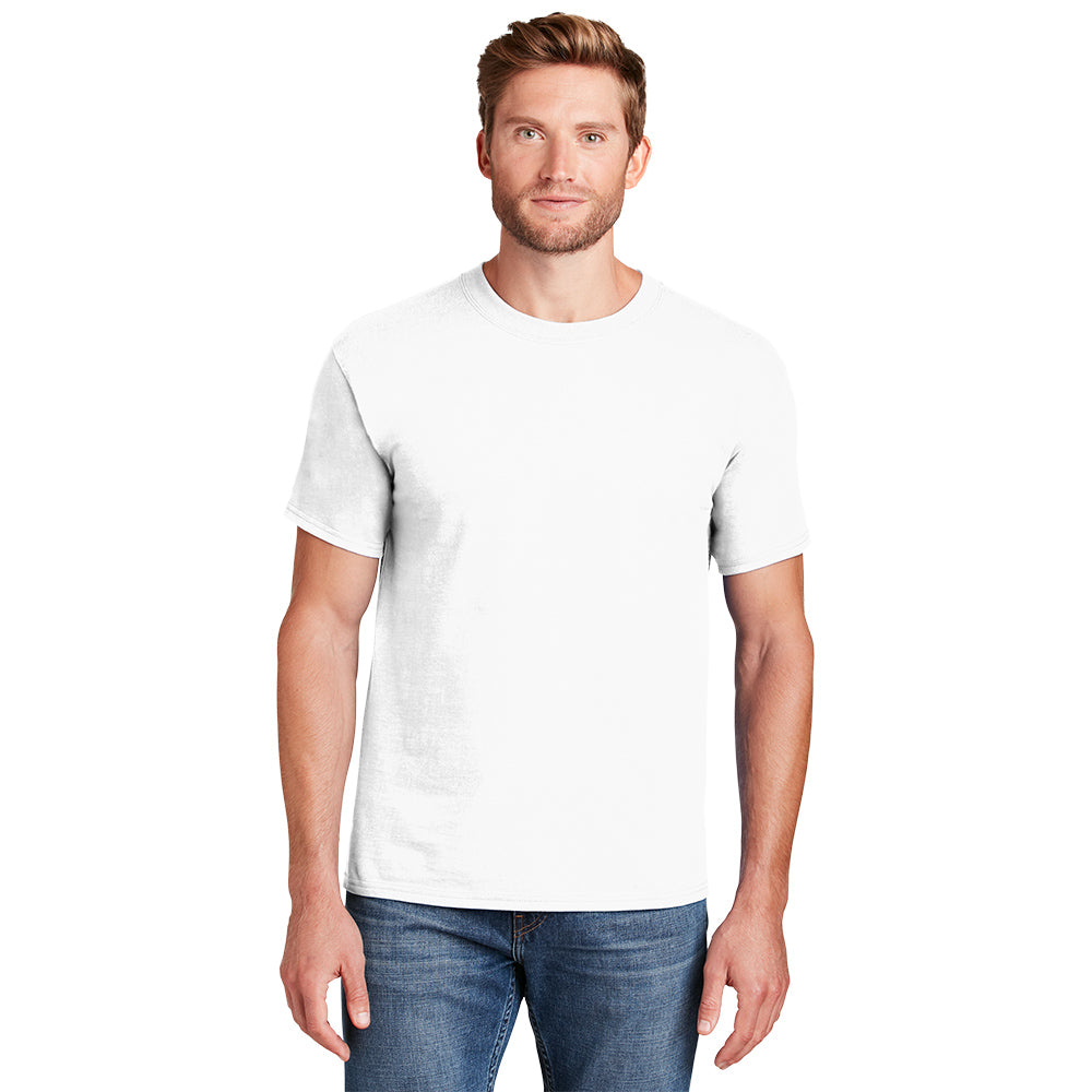 Hanes Beefy-T - 100% Cotton T-Shirt Decorated - Orange (PMS 172C)