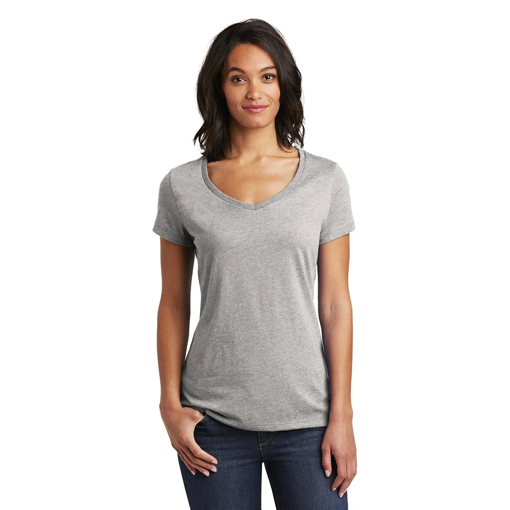 District Women’s Very Important Tee V-Neck Decorated - New Navy Blue