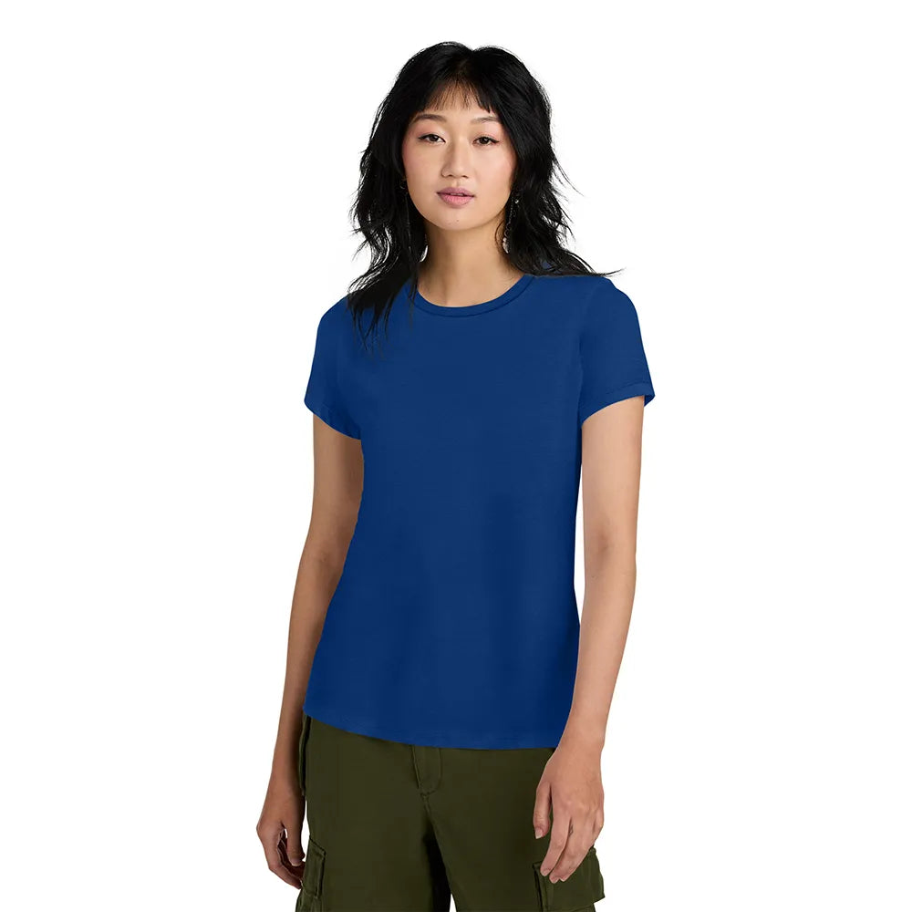 District Women’s Perfect Weight Tee Decorated - Deep Steel Blue