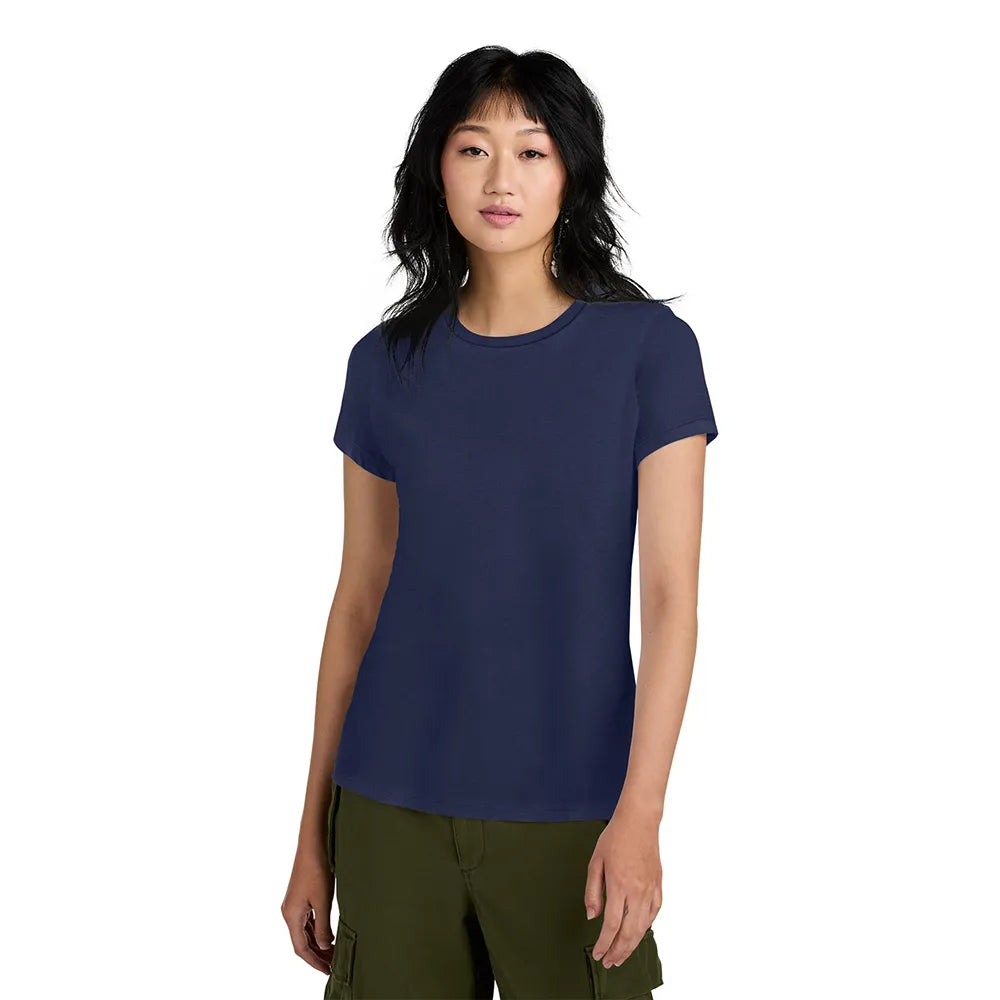 District Women’s Perfect Weight Tee Decorated - Tundra Blue