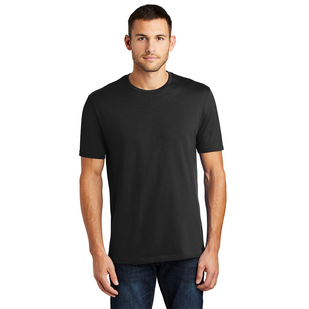 District Perfect Weight Tee Decorated - Jet Black (PMS BLACK C)