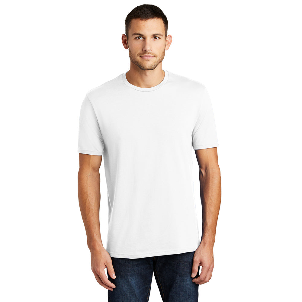 District Perfect Weight Tee Decorated - Bright White