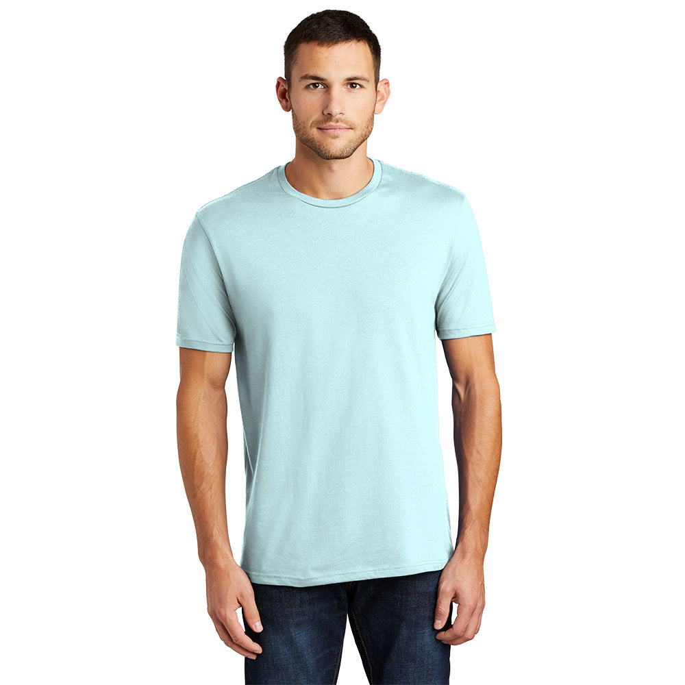 District Perfect Weight Tee Decorated - Seaglass Blue (PMS 552C)