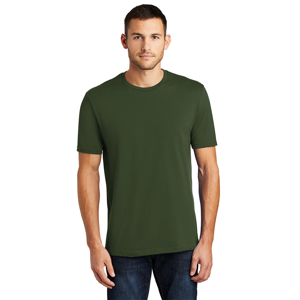 District Perfect Weight Tee Decorated - Thyme Green