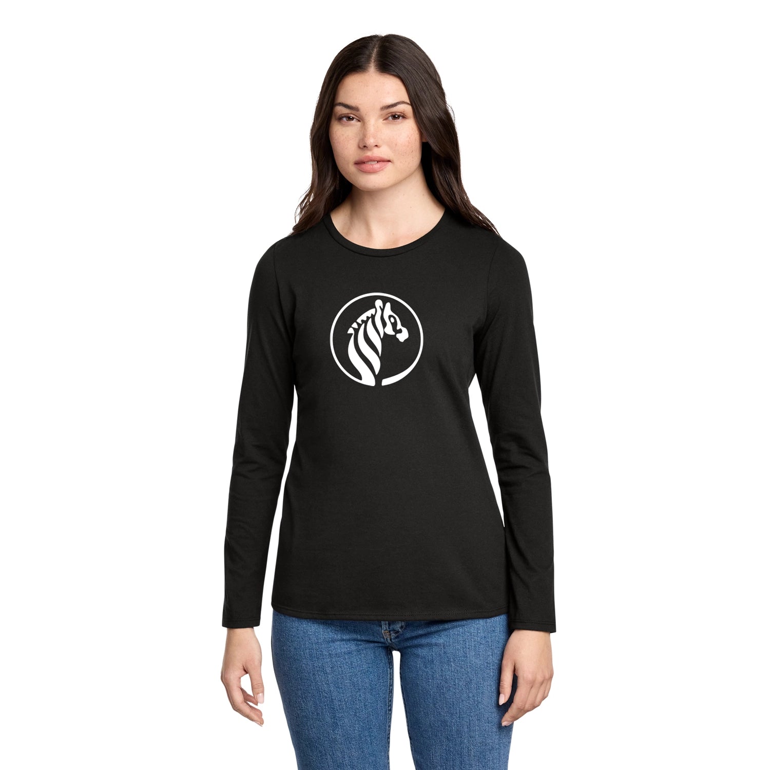 District Decorated Women’s Perfect Blend CVC Long Sleeve Tee