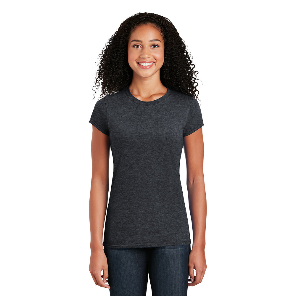 Gildan Softstyle Women's T-Shirt Decorated - Light Blue