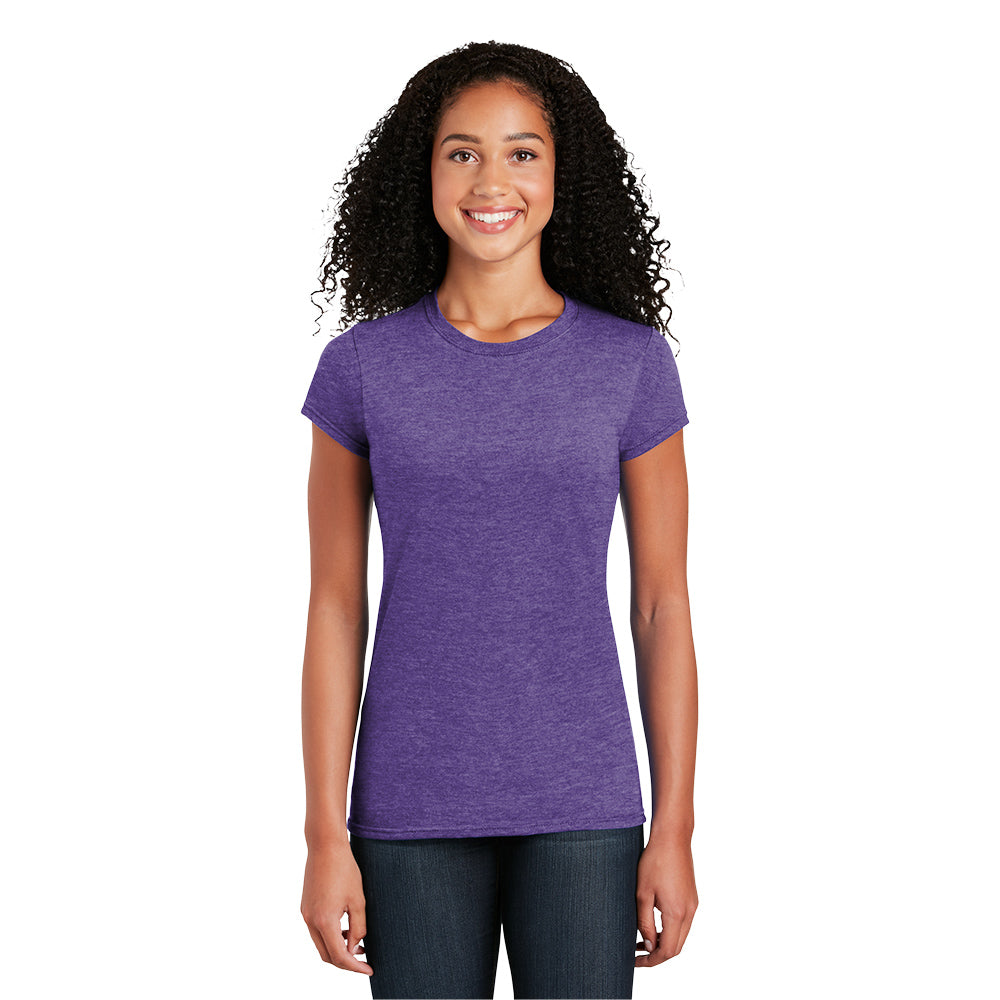 Gildan Softstyle Women's T-Shirt Decorated - Purple