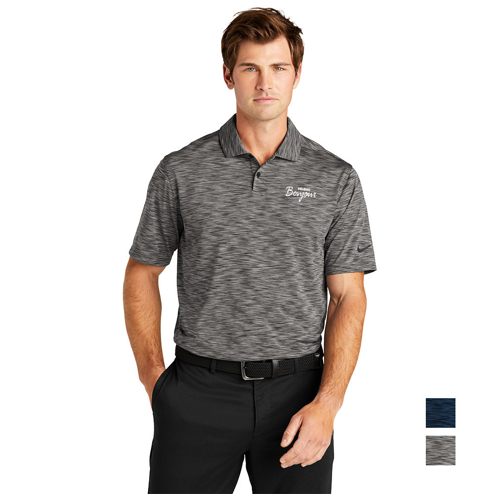 Nike Dri-FIT Vapor Space Dyed Embroidered Polo - Anthracite Grey (PMS 432C)